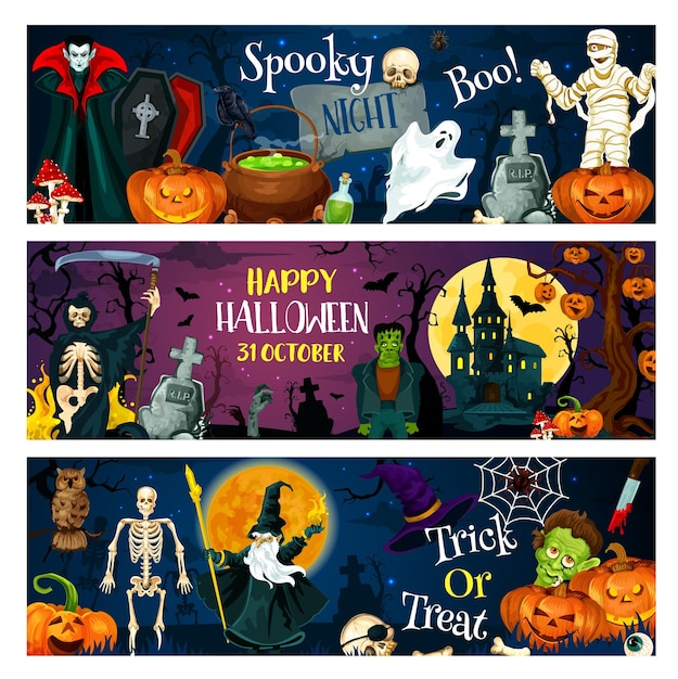 Invito a una festa notturna spettrale di Halloween