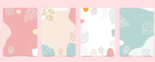 Invito rosa verde baby shower con fiore Invito di compleanno vettoriale per bambino e bambino