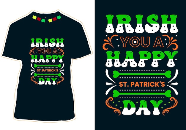 Irish ti auguro un felice giorno di San Patrizio T-shirt Design