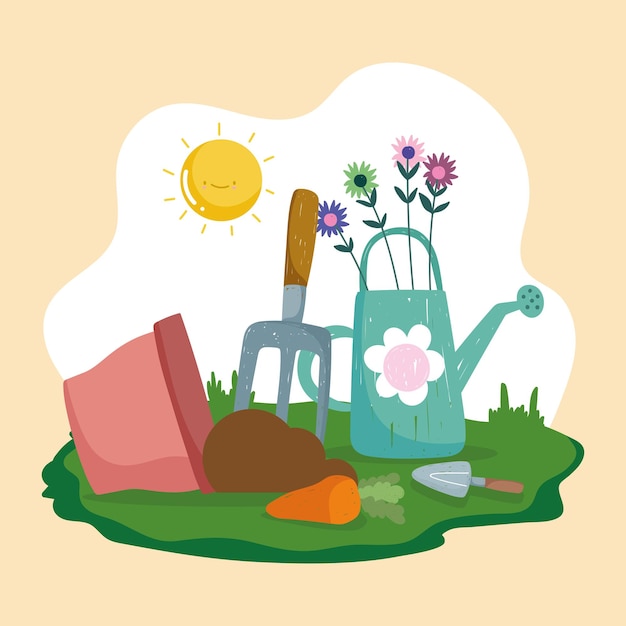Irrigazione giardino e terreno