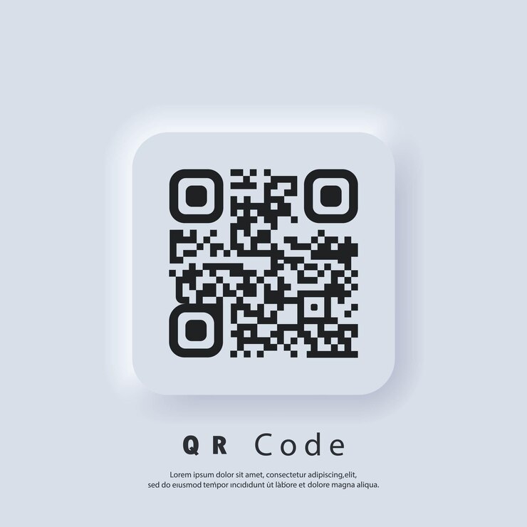 Iscrizione del codice QR per la scansione dello smartphone