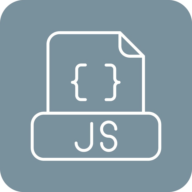 Javascript File icon vector image Can be used for Computer Programming