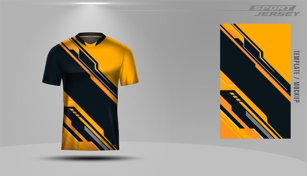 Jersey sport, gioco, mockup modello esport