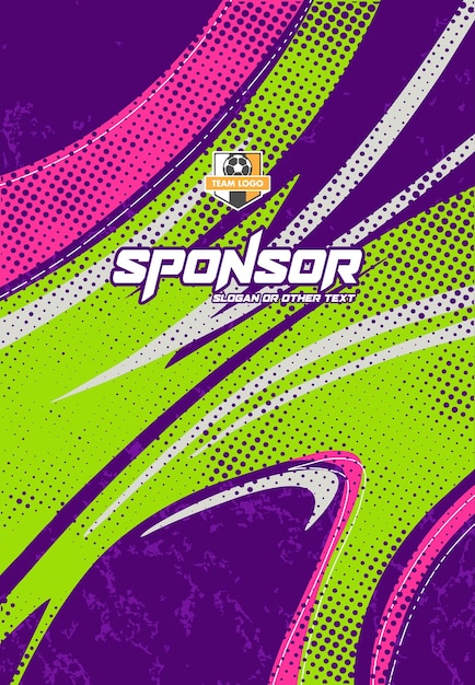 Jersey sport pattern design ready to print for sublimation