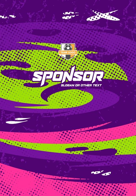 Jersey sport pattern design ready to print for sublimation