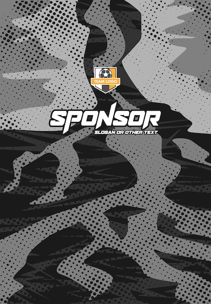 Jersey sport pattern design ready to print for sublimation