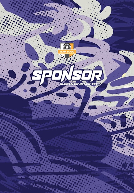 Jersey sport pattern design ready to print for sublimation