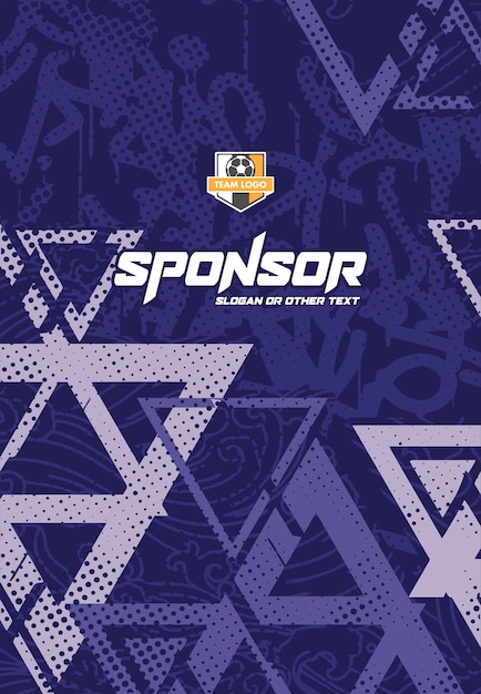 Jersey sport pattern design ready to print for sublimation