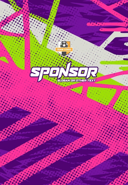 Jersey sport pattern design ready to print for sublimation