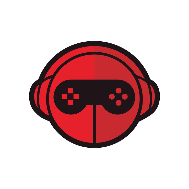 Joystick Robo Gaming Design Logo