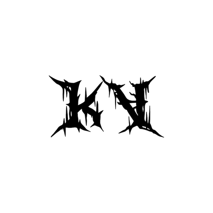 Vettore kv monogramma logo design lettera testo nome simbolo logo monocromatico carattere alfabeto semplice logo