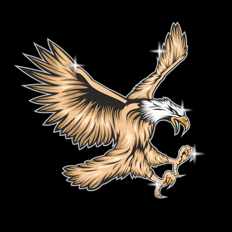 L'aquila sbatte le ali