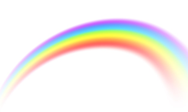 L'arco arcobaleno colorato