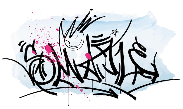 L'arte del graffiti schiacciante
