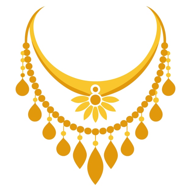L'arte vettoriale di Beautiful Gold Jyelari