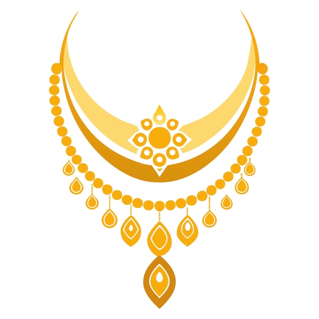 L'arte vettoriale di Beautiful Gold Jyelari