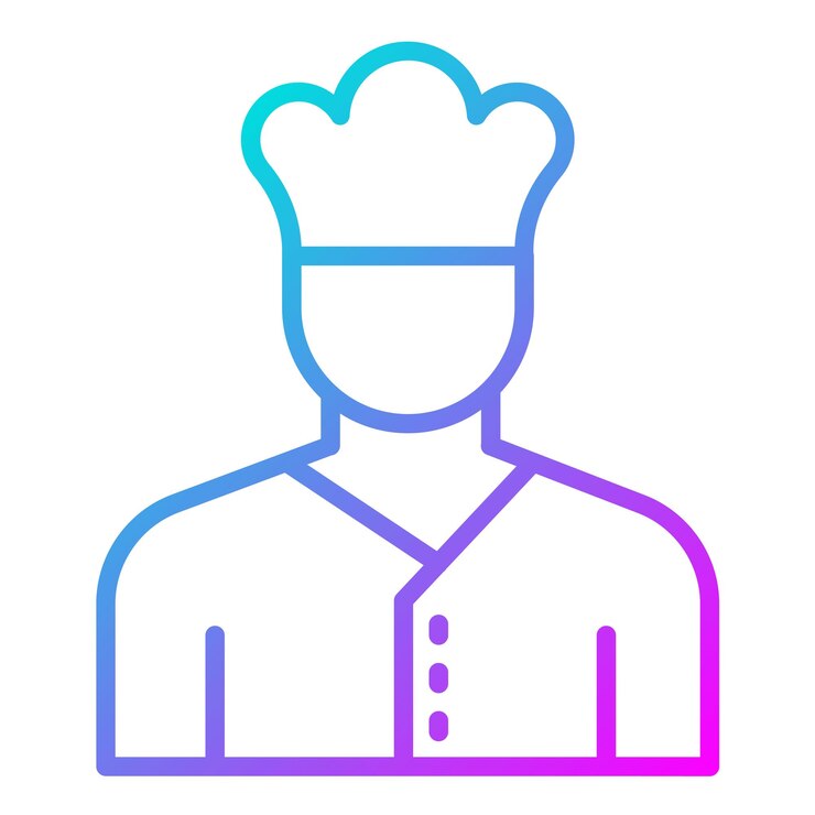 Vettore l'icona del vettore chef può essere utilizzata per l'icona della diversità