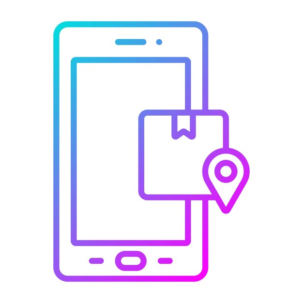 L'icona del vettore di tracciamento del pacco può essere utilizzata per il set di icone di consegna e logistica