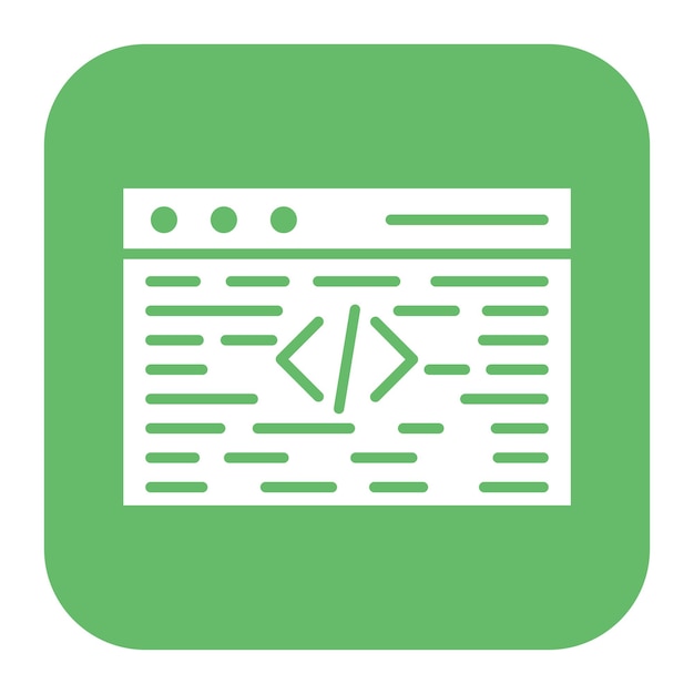 L'icona vettoriale del linguaggio di programmazione può essere utilizzata per l'icona di No Code