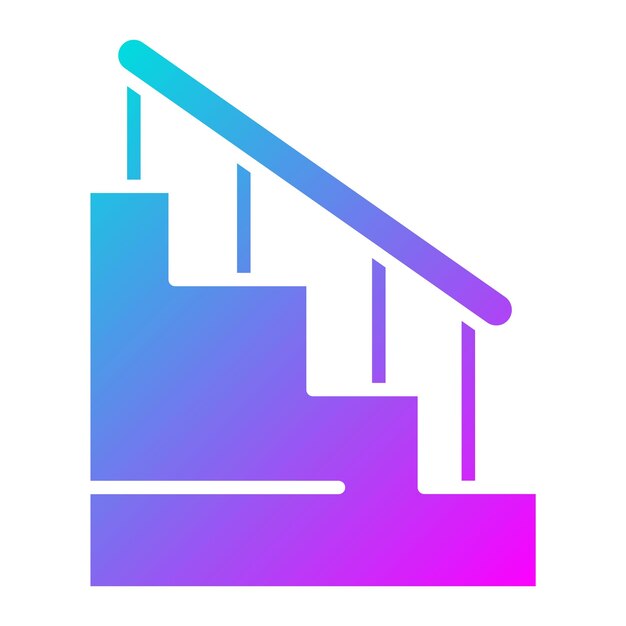 L'icona vettoriale della scala può essere utilizzata per l'icona di Home Improvements