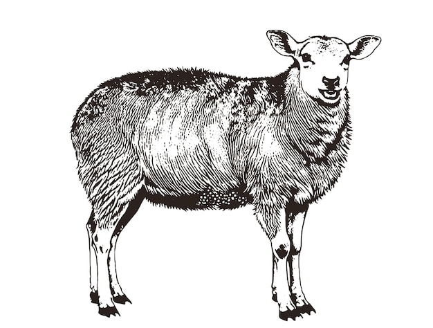 L'illustrazione delle pecore