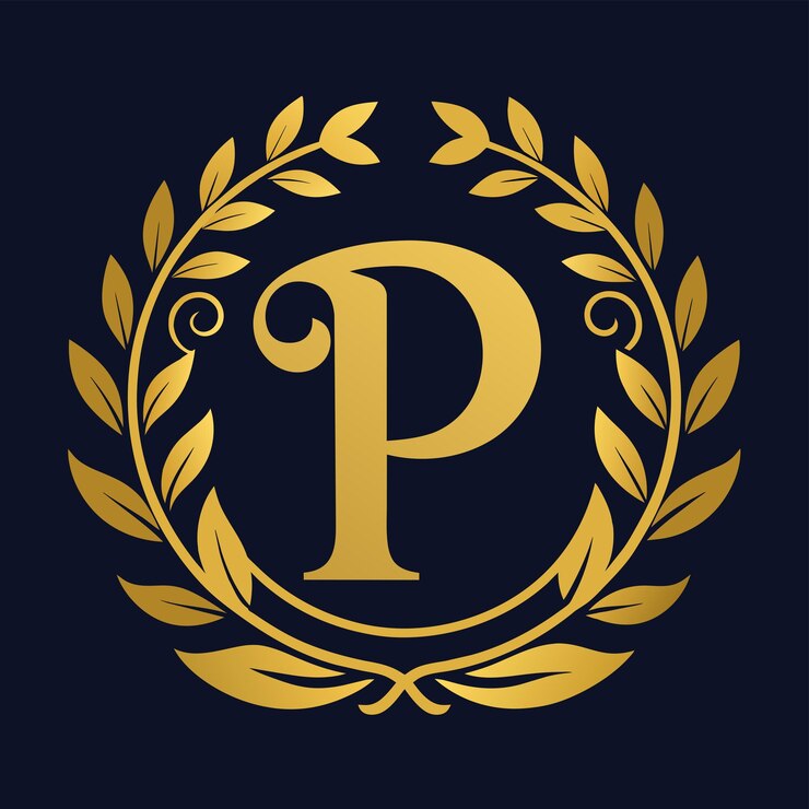 Vettore l'illustrazione vettoriale dell'icona del logo delle lettere di lusso