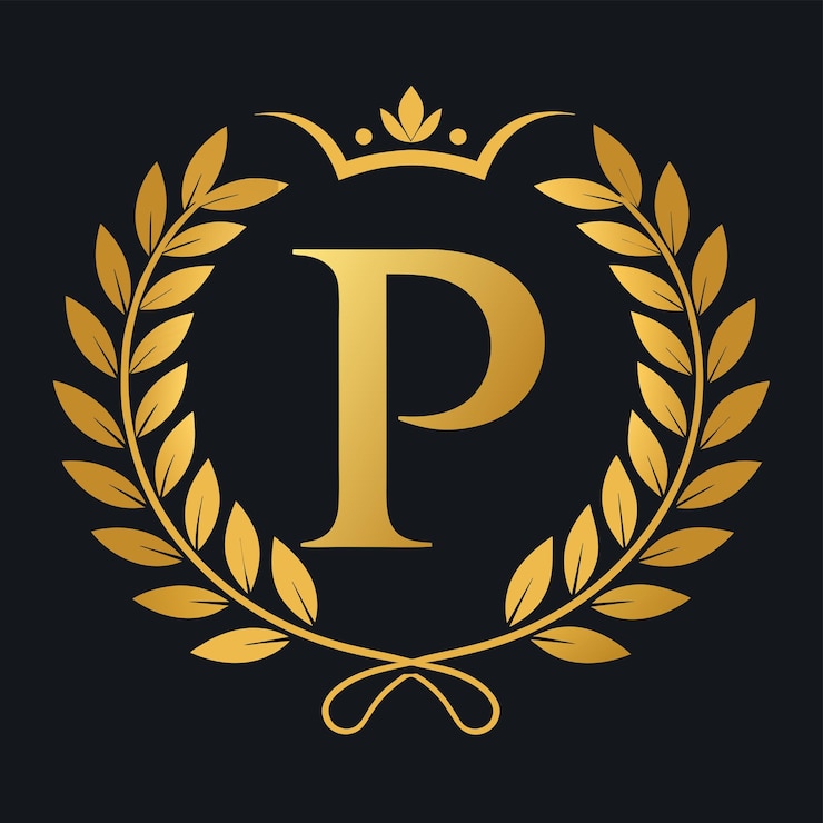 Vettore l'illustrazione vettoriale dell'icona del logo delle lettere di lusso