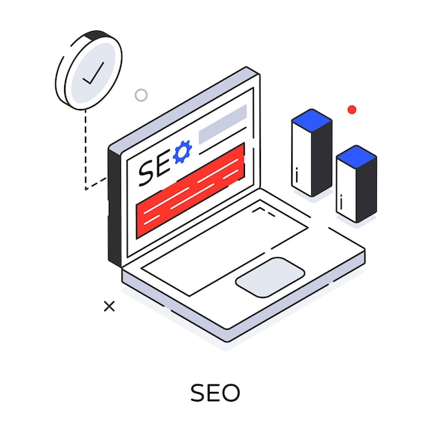 L'ultima icona isometrica di seo