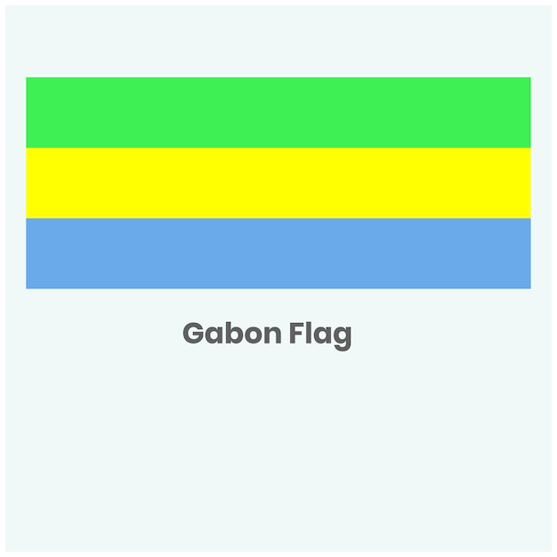 La bandiera del Gabon