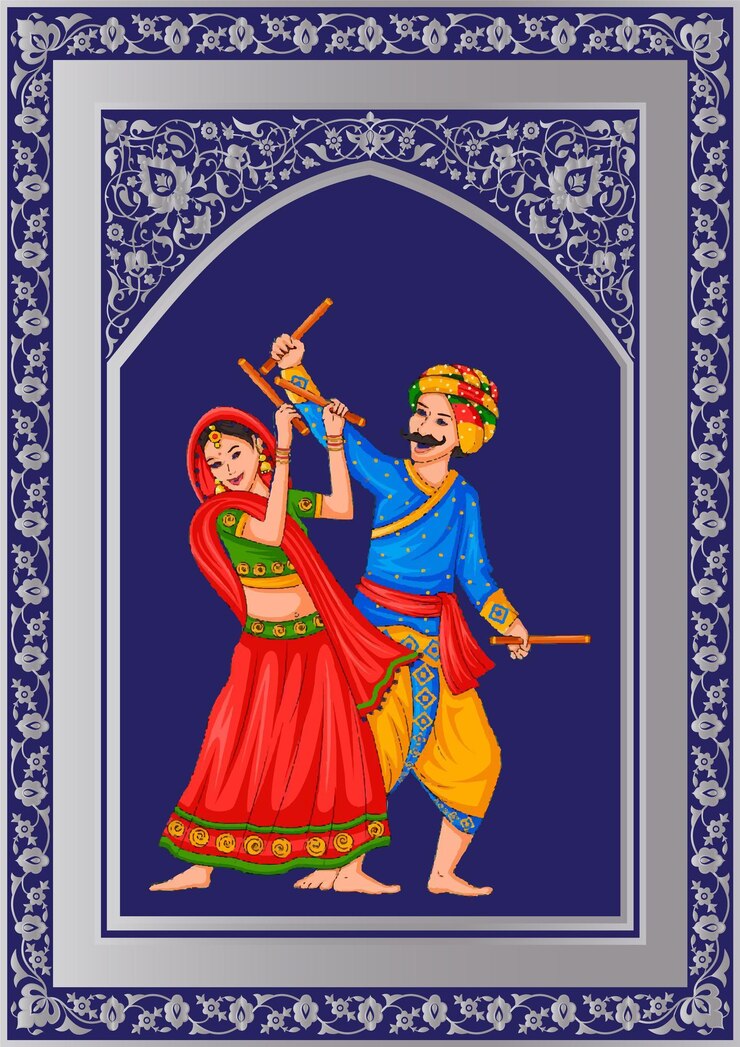 La danza di Dandiya Raas
