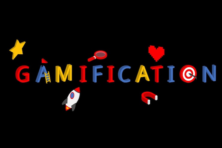 Vettore la gamification è la strategia per influenzare e motivare il comportamento delle persone