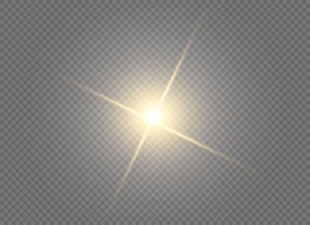La luce bianca incandescente ha scoppiato un'esplosione con trasparente. illustrazione per la decorazione effetto freddo con scintillii ray. Stella luminosa. Lustro trasparente sfumato glitter, bagliore luminoso.
