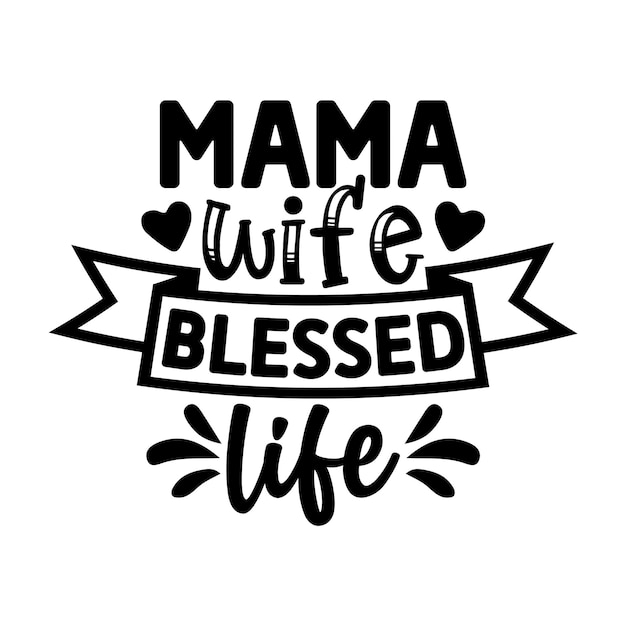 La mamma divertente del design SVG