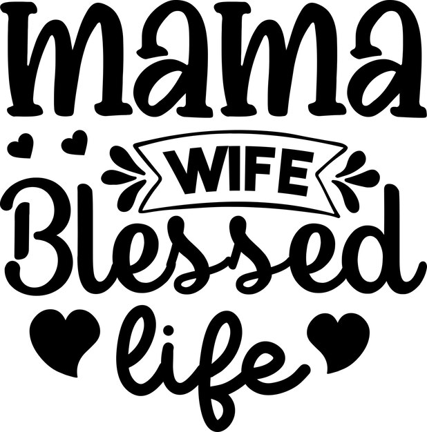La mamma divertente del design SVG