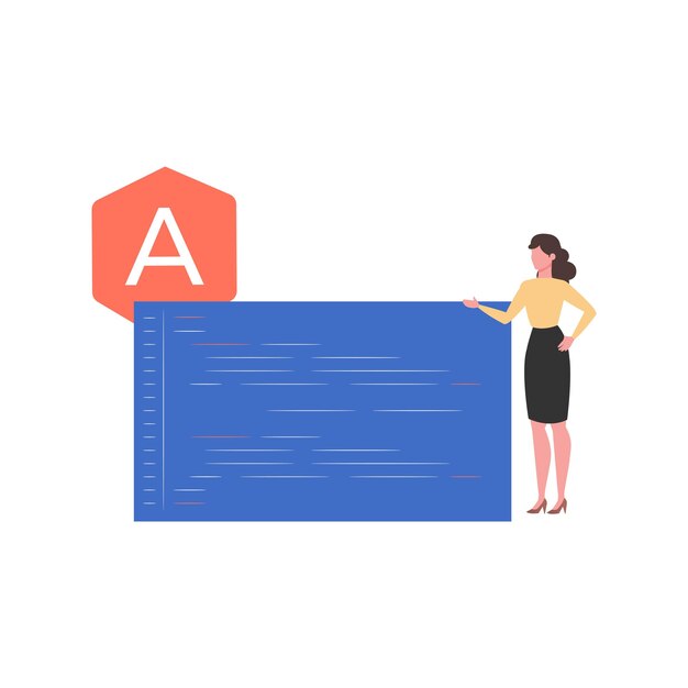 La ragazza sta programmando CSS