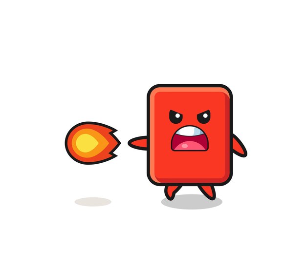 La simpatica mascotte del cartellino rosso sta sparando potenza di fuoco