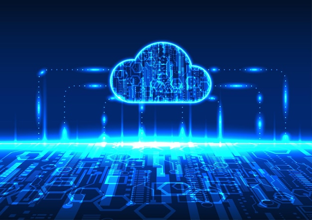 La tecnologia cloud intelligente collega e trasmette informazioni attraverso la rete Internet