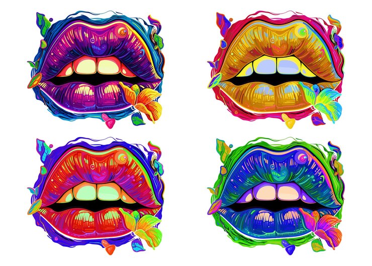 labbra colorate