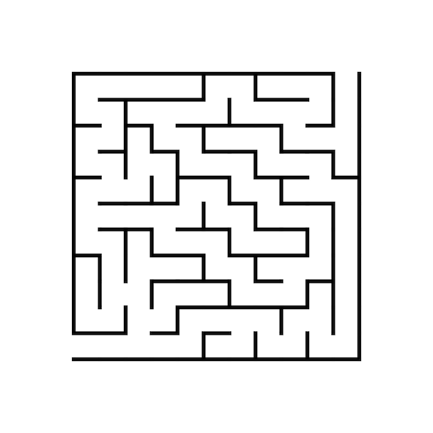 Labirinto Abstact Gioco educativo per bambini Puzzle per bambini Enigma labirinto Trova la strada giusta