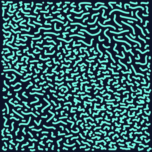 Labirinto astratto con linee disegnate piatte in stile colore rosso