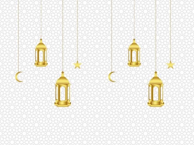 Lanterne e stelle del Ramadan