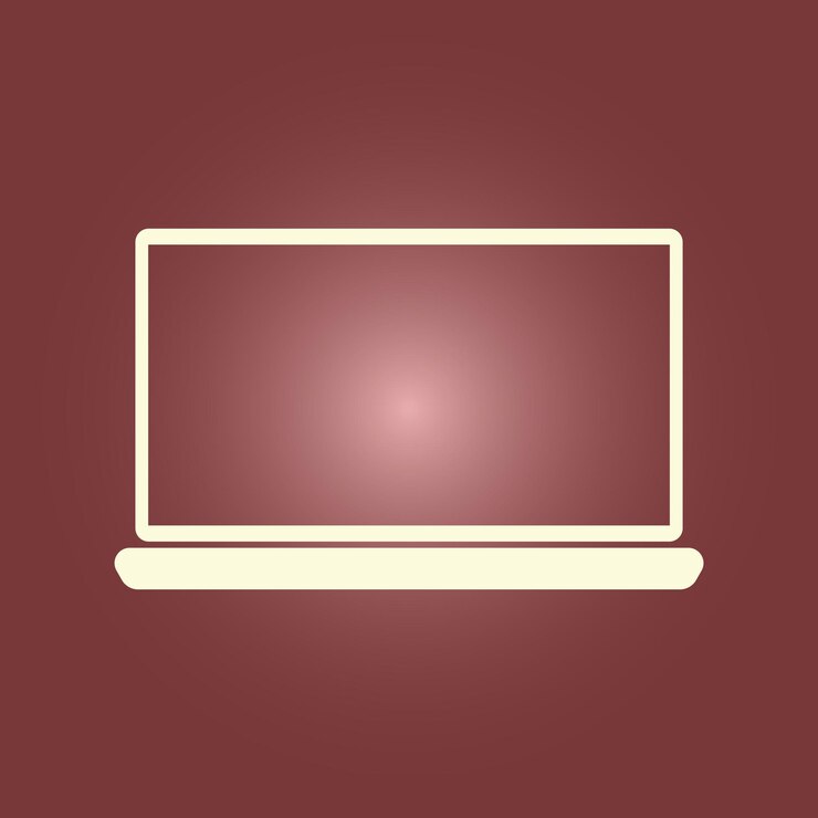 Vettore laptop opere d'arte alla moda attraente astratta illustrazione vettoriale colorato utile design