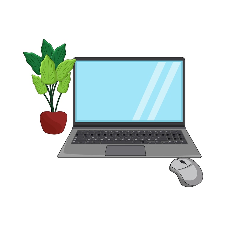 Vettore laptop