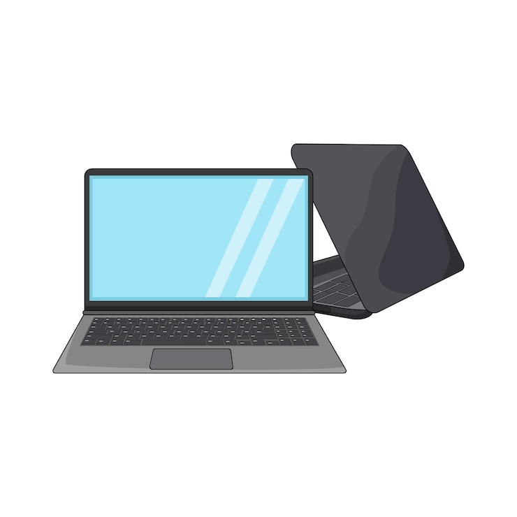 Vettore laptop