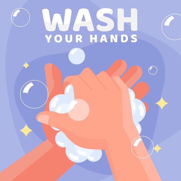 Lavati il concetto delle mani