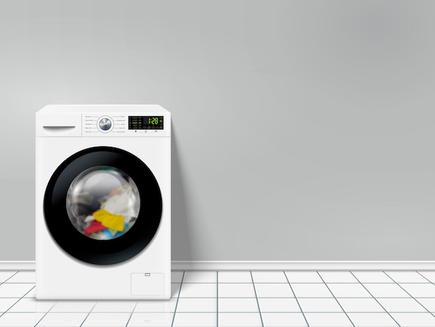 Lavatrice per lavare vestiti colorati