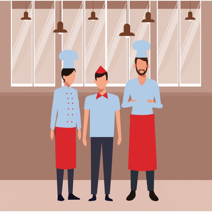 Vettore lavoro e occupazione dello chef