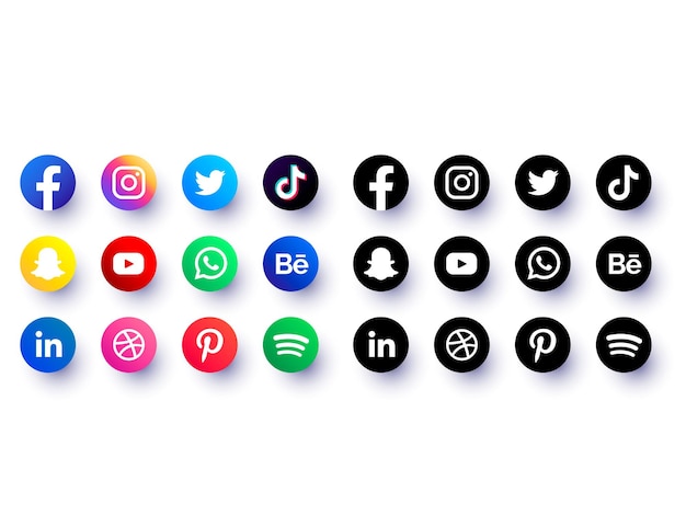 Le icone dei social media sono migliori