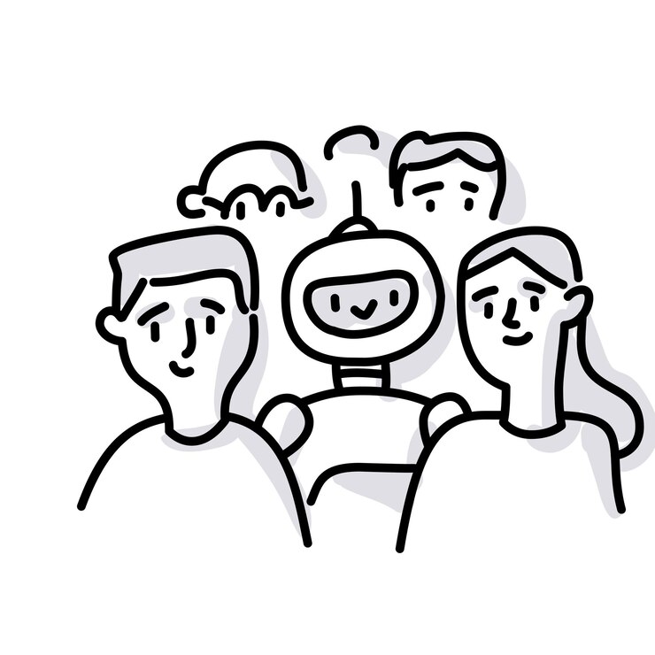 Vettore le icone di doodle tecnologico