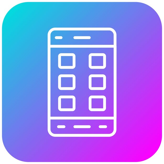 Le icone vettoriali delle applicazioni mobili possono essere utilizzate per l'icona dell'esperienza utente